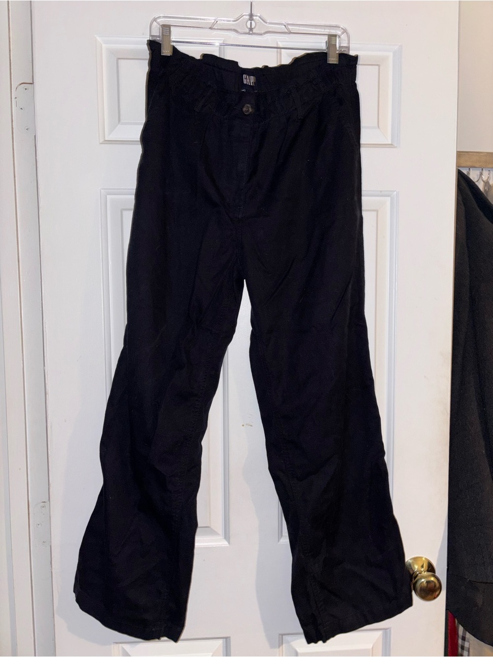 GAP Black Wide-Leg Women's Pants